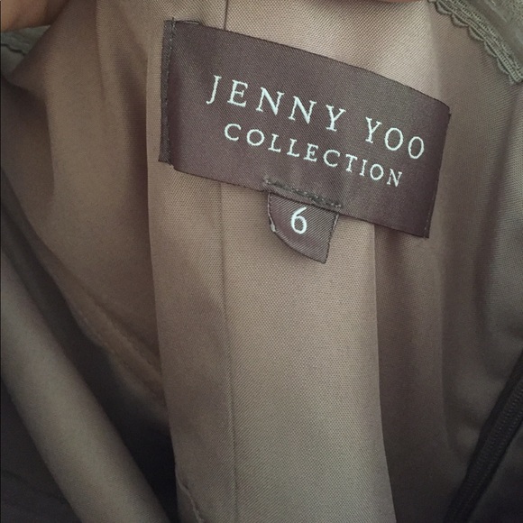 Jenny Yoo Mira Convertible Strapless Chiffon Gown - Picture 5 of 7